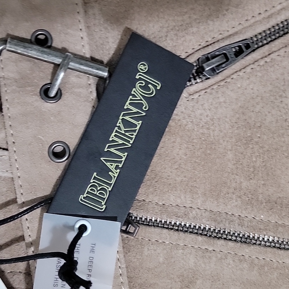 Blank NYC 100% leather suede mini skirt NWT - Picture 6 of 14